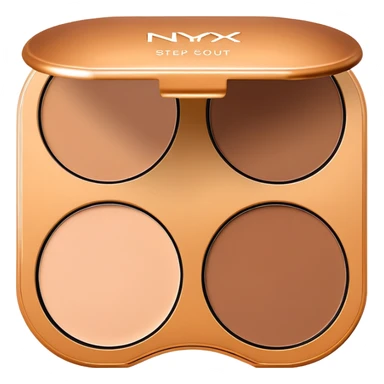 NYX Professional Makeup 3 Steps to Sculpt Face Sculpting Palette sticker