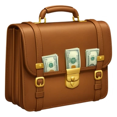 maletin con dinero sticker