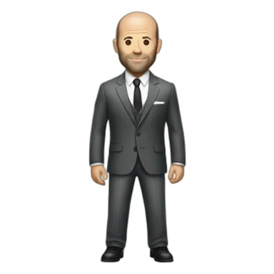 Jason Statham suit sticker