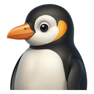 bombastic side eyeing penguin suspicious looking side ways eyes looking forward  sticker