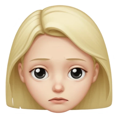 Very tired and depressed sticker