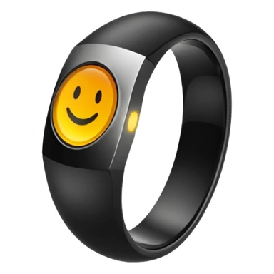 oura ring shaped like an O sticker
