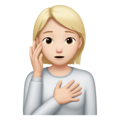 A person stands still, hand on their chest, hesitating between a floating “Yes” and “No.” Their face shows discomfort, but they don’t rush to choose. Nearby, someone looks disappointed but calm. The scene captures **pausing, tolerating discomfort, and making space for others' feelings.** 🚦😣 sticker