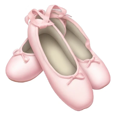 pastel pink ballet shoes sticker