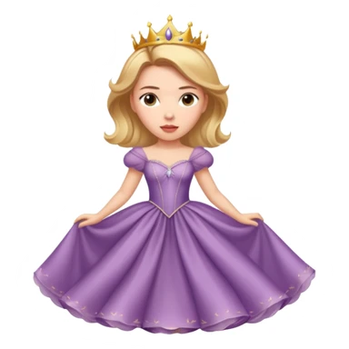 Scarlett Johansson in a princess dres sticker