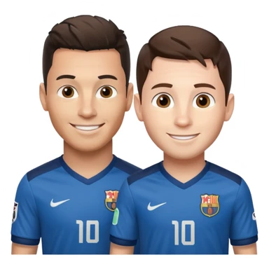 Cr7 con messi sticker
