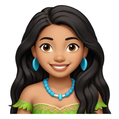 moana face sticker
