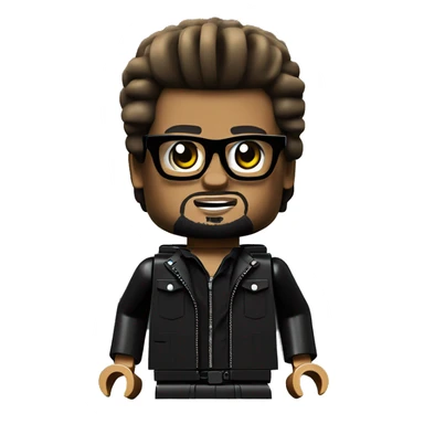 THE WEEKND lego full body sticker