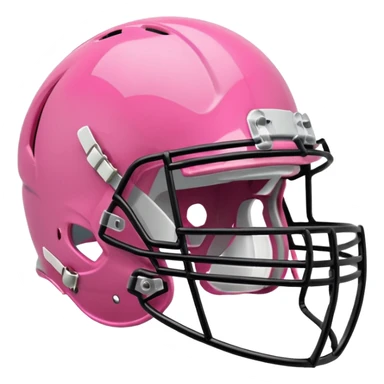 Pink football helmet sticker