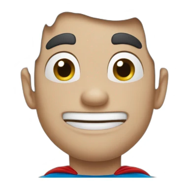 Oggy super man sticker