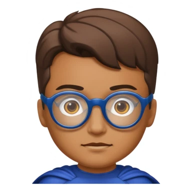 Glasses-Wearing super Heroe sticker