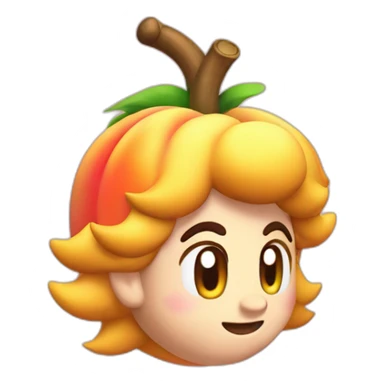 Mario love peach sticker