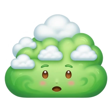 fart green sticker
