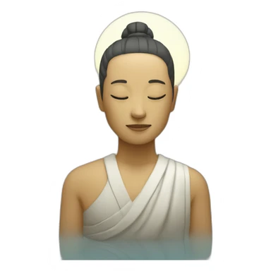 zen calmness sticker