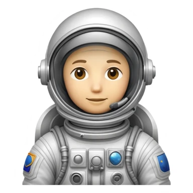 cosmonaut in space suit sticker