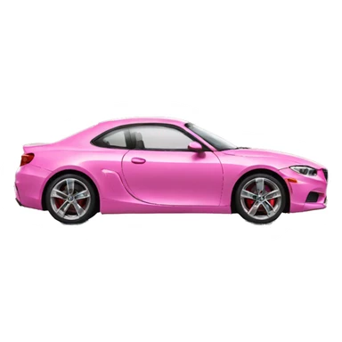 dream car wow pink sticker