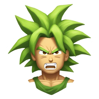 broly super saiyan sticker