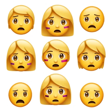 GlitchMoji Een emoji die glitcht tussen verschillende emoties, alsof hij niet kan kiezen hoe hij zich voelt. Perfect voor als je verward, sarcastisch of chaotisch bent!  sticker