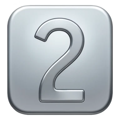 NUMER ONE IN SILVER sticker