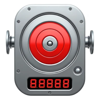 Moving target board with blinking light sticker