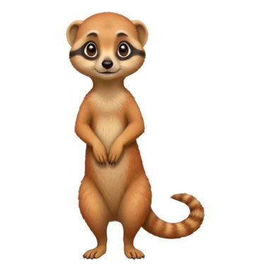 a red meerkat sticker