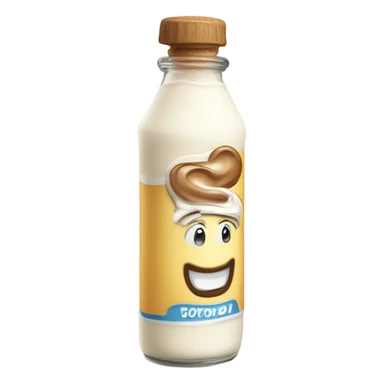 whipping cream in a bottle sticker