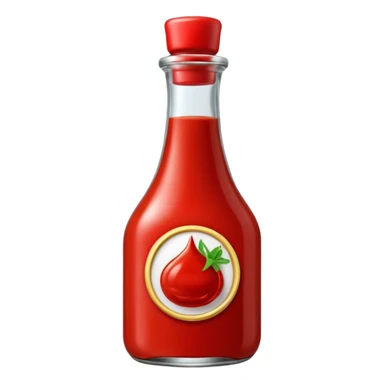 sauce bottle  sticker