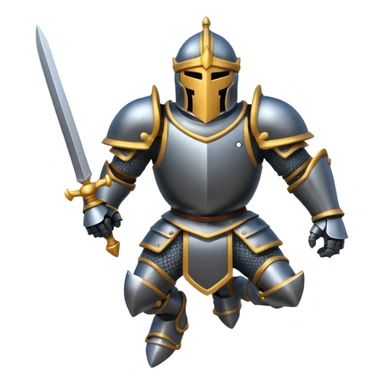 Mega Knight jumping sticker