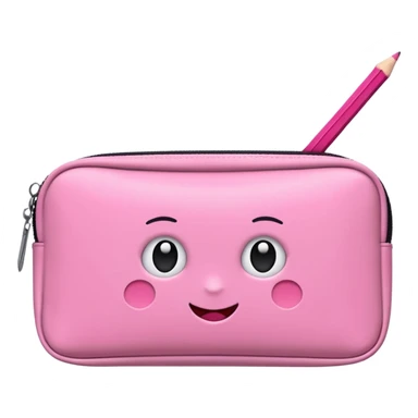pink Pencil Case sticker