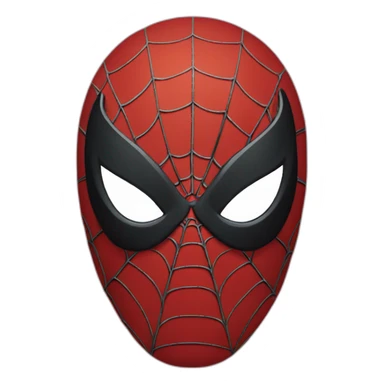 black spider-man miles moralesin mask sticker