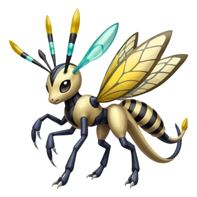 Meloetta-Beedrill-Manectric-Palkia-Cresselia-fusion sticker