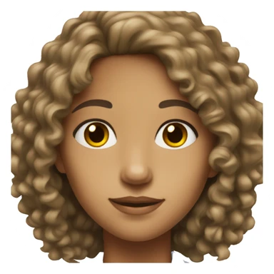 young woman formula 1 driver with black curly hair and light brown skin sticker