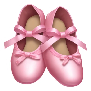 pink ballet slippers sticker