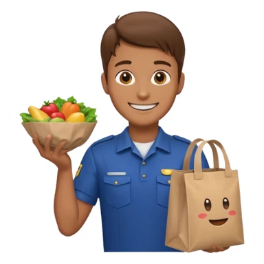 Food Delivery Guy sticker