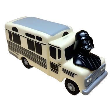 Darth Vader’s Matchbox ice cream  school bus 1956 ford sticker