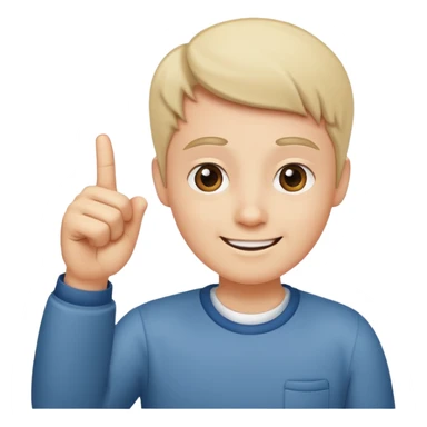 Looking satisfied and putting together your thumb and pointer finger happy sticker