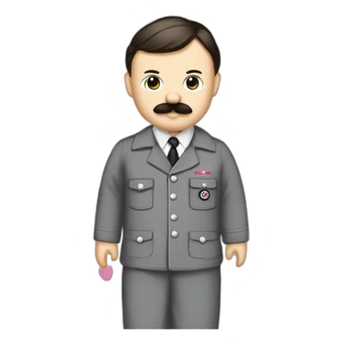 Adolf Hitler’s hello kitty pyjamas sticker