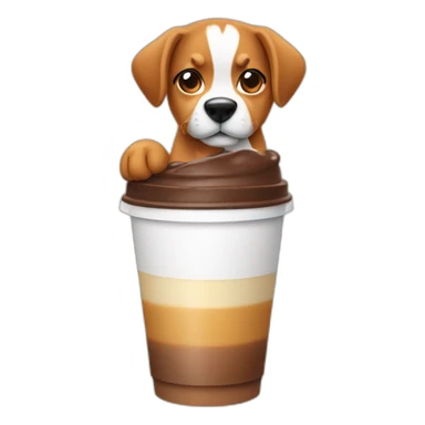 Muscles / iced coffee / gay / dog  sticker