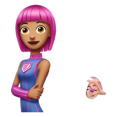 lazy town skinny girl sticker