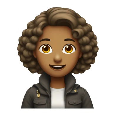 Woman saying okay sticker