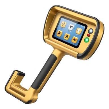 Hand-held metal detector sticker
