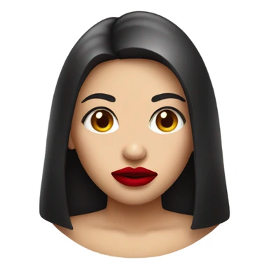 😒 with lipstick  sticker