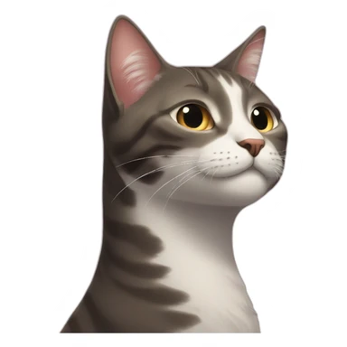 Very Super Duper Long Cat Neck sticker