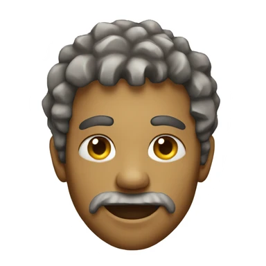 homeless man with golden teeth sticker