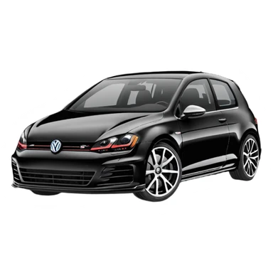Black Edition Golf R MK7  sticker