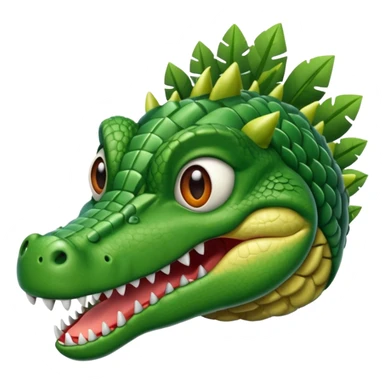 Hazme un avión con cabeza de cocodrilo sticker