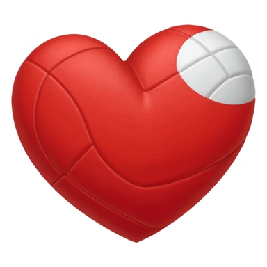 Natación  y voley en un corazón de color  sticker