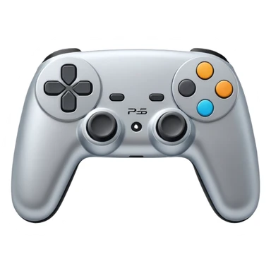 joystick ps5 colore argento sticker