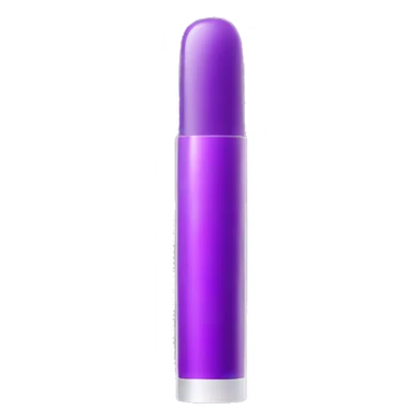Purple tube of lip gloss  sticker