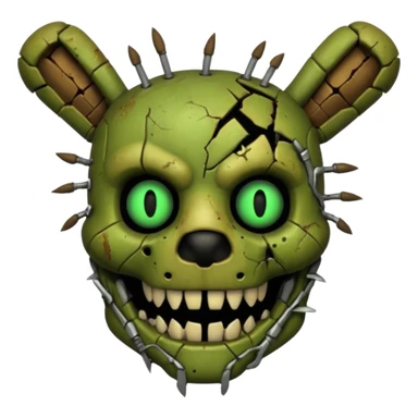 Spring trap fnaf 3 more like the actual one sticker